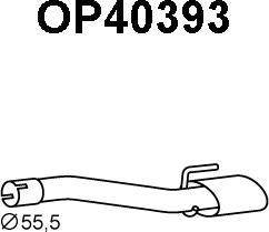 Veneporte OP40393 - Труба выхлопного газа autosila-amz.com