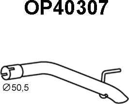 Veneporte OP40307 - Труба выхлопного газа autosila-amz.com