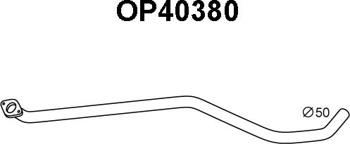 Veneporte OP40380 - Труба выхлопного газа autosila-amz.com