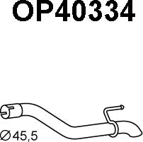 Veneporte OP40334 - Труба выхлопного газа autosila-amz.com