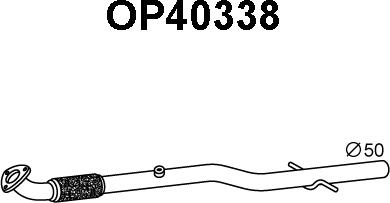 Veneporte OP40338 - Труба выхлопного газа autosila-amz.com