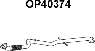 Veneporte OP40374 - Труба выхлопного газа autosila-amz.com