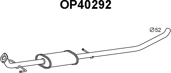 Veneporte OP40292 - Предглушитель выхлопных газов autosila-amz.com