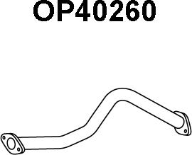 Veneporte OP40260 - Труба выхлопного газа autosila-amz.com