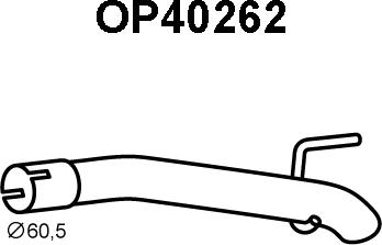 Veneporte OP40262 - Труба выхлопного газа autosila-amz.com