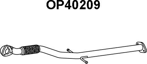 Veneporte OP40209 - Труба выхлопного газа autosila-amz.com