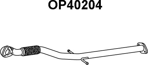 Veneporte OP40204 - Труба выхлопного газа autosila-amz.com