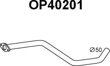 Veneporte OP40201 - Труба выхлопного газа autosila-amz.com
