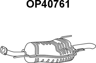 Veneporte OP40761 - Глушитель выхлопных газов, конечный autosila-amz.com