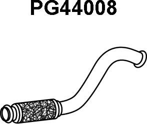 Veneporte PG44008 - Труба выхлопного газа autosila-amz.com