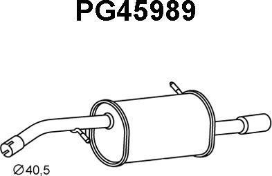 Veneporte PG45989 - Глушитель выхлопных газов, конечный autosila-amz.com