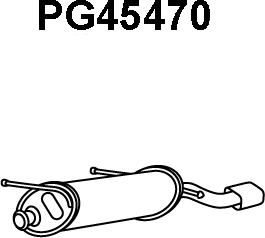 Veneporte PG45470 - Глушитель выхлопных газов, конечный autosila-amz.com