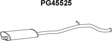 Veneporte PG45525 - Предглушитель выхлопных газов autosila-amz.com