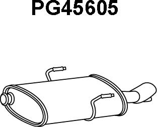 Veneporte PG45605 - Глушитель выхлопных газов, конечный autosila-amz.com