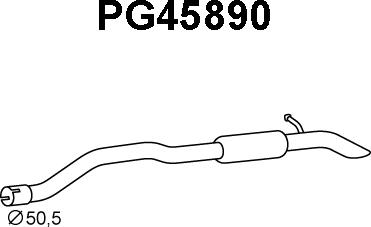 Veneporte PG45890 - Глушитель выхлопных газов, конечный autosila-amz.com
