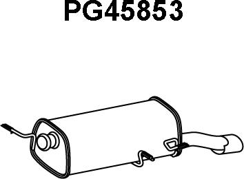 Veneporte PG45853 - Глушитель выхлопных газов, конечный autosila-amz.com