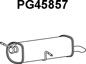 Veneporte PG45857 - Глушитель выхлопных газов, конечный autosila-amz.com