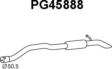 Veneporte PG45888 - Глушитель выхлопных газов, конечный autosila-amz.com