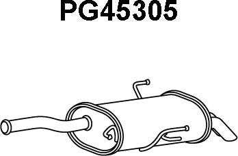 Veneporte PG45305 - Глушитель выхлопных газов, конечный autosila-amz.com
