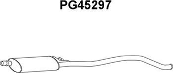 Veneporte PG45297 - Средний глушитель выхлопных газов autosila-amz.com