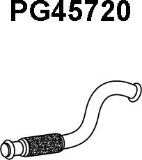 Veneporte PG45720 - Труба выхлопного газа autosila-amz.com