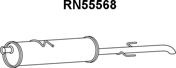 Veneporte RN55568 - Глушитель выхлопных газов, конечный autosila-amz.com