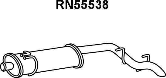 Veneporte RN55538 - Глушитель выхлопных газов, конечный autosila-amz.com