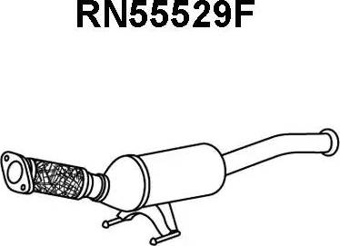 Veneporte RN55529F - Сажевый / частичный фильтр, система выхлопа ОГ autosila-amz.com