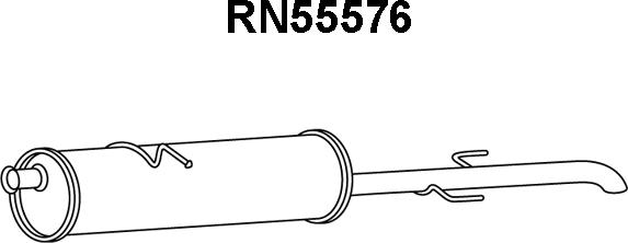 Veneporte RN55576 - Глушитель выхлопных газов, конечный autosila-amz.com