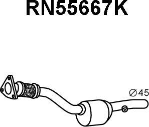 Veneporte RN55667K - Катализатор autosila-amz.com