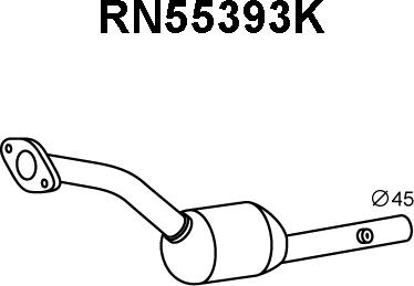 Veneporte RN55393K - Катализатор autosila-amz.com