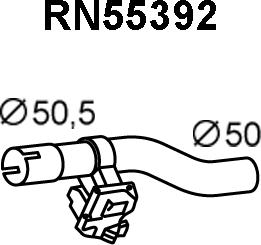 Veneporte RN55392 - Труба выхлопного газа autosila-amz.com