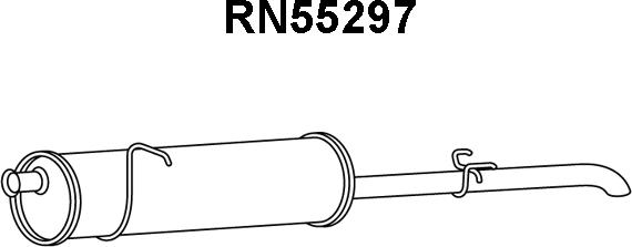 Veneporte RN55297 - Глушитель выхлопных газов, конечный autosila-amz.com