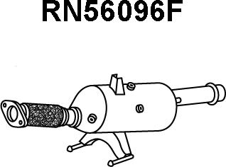 Veneporte RN56096F - Сажевый / частичный фильтр, система выхлопа ОГ autosila-amz.com