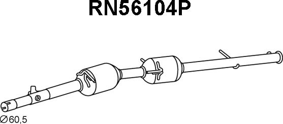 Veneporte RN56104P - Катализатор СКВ autosila-amz.com