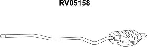 Veneporte RV05158 - Глушитель выхлопных газов, конечный autosila-amz.com