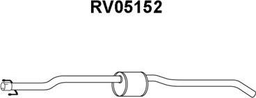 Veneporte RV05152 - Предглушитель выхлопных газов autosila-amz.com