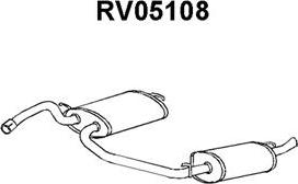 Veneporte RV05108 - Глушитель выхлопных газов, конечный autosila-amz.com
