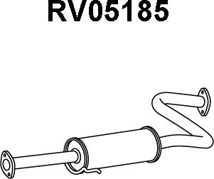 Veneporte RV05185 - Предглушитель выхлопных газов autosila-amz.com