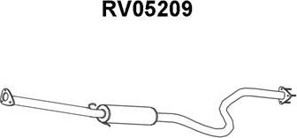 Veneporte RV05209 - Предглушитель выхлопных газов autosila-amz.com
