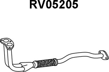 Veneporte RV05205 - Труба выхлопного газа autosila-amz.com