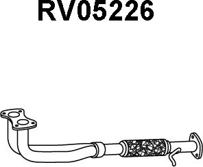 Veneporte RV05226 - Труба выхлопного газа autosila-amz.com