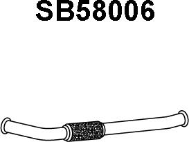 Veneporte SB58006 - Труба выхлопного газа autosila-amz.com