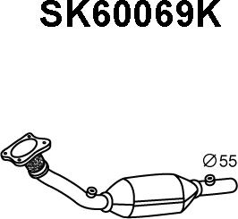 Veneporte SK60069K - Катализатор autosila-amz.com