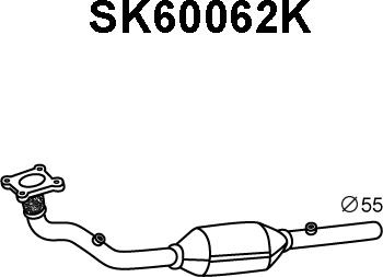 Veneporte SK60062K - Катализатор autosila-amz.com