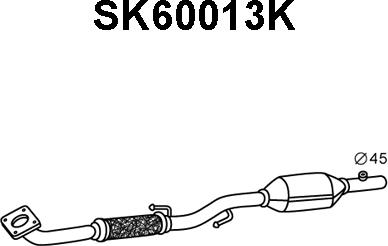 Veneporte SK60013K - Катализатор autosila-amz.com