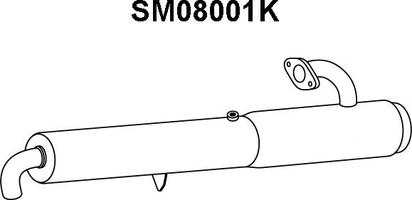 Veneporte SM08001K - Катализатор autosila-amz.com