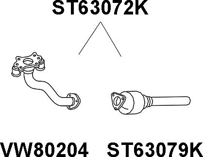 Veneporte ST63072K - Катализатор autosila-amz.com