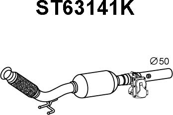 Veneporte ST63141K - Катализатор autosila-amz.com