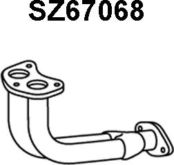 Veneporte SZ67068 - Труба выхлопного газа autosila-amz.com